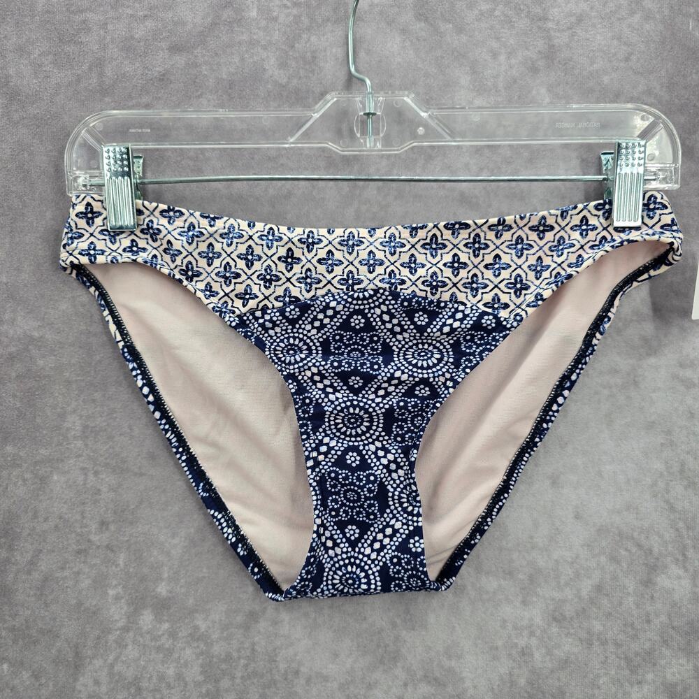 True Craft Blue Floral‎ Bikini Cheeky Bottom Swimwear Medium